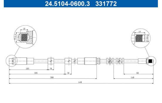Brake hose, Image 2