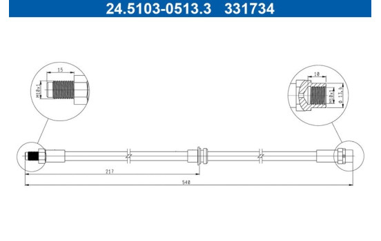 Brake hose, Image 2