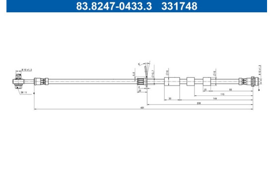 Brake hose, Image 2