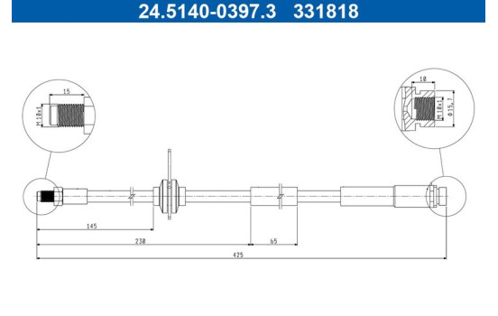 Brake hose, Image 2