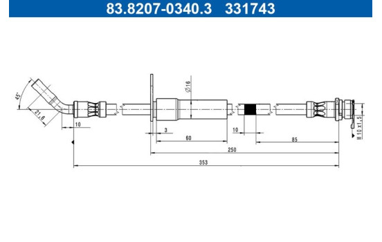Brake hose, Image 2
