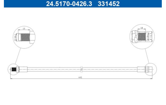 Brake Hose, Image 2