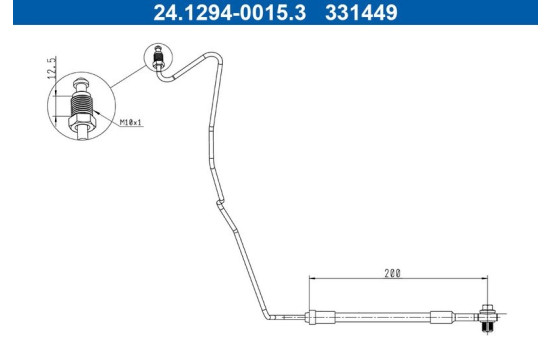 Brake Hose, Image 2