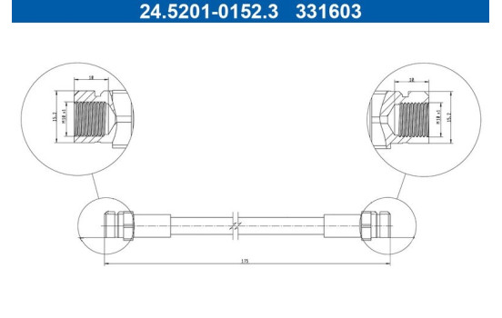 Brake Hose, Image 2