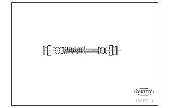 FLEXIBLE DE FREIN PSA REAR