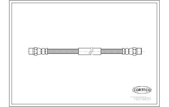 FLEXIBLE DE FREIN VOLKSWAGEN LT F