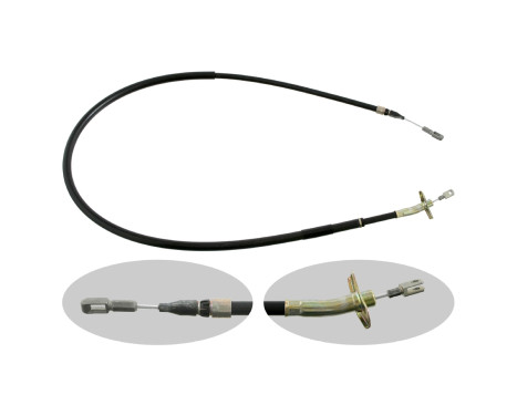 Cable, parking brake 09500 FEBI