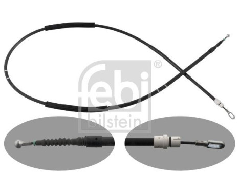 Cable, parking brake 100563 FEBI, Image 2