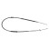 Cable, parking brake 101804 FEBI
