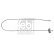 Cable, parking brake 101807 FEBI, Thumbnail 2