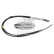 Cable, parking brake 103667 FEBI, Thumbnail 2
