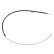 Cable, parking brake 106231 FEBI