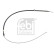 Cable, parking brake 106232 FEBI, Thumbnail 2