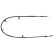 Cable, parking brake 106713 FEBI