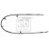 Cable, parking brake 106713 FEBI, Thumbnail 2