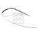 Cable, parking brake 107921 FEBI, Thumbnail 2