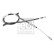 Cable, parking brake 107922 FEBI, Thumbnail 2