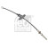 Cable, parking brake 107925 FEBI, Thumbnail 2