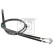 Cable, parking brake 108707 FEBI, Thumbnail 2