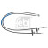 Cable, parking brake 108956 FEBI, Thumbnail 2