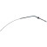 Cable, parking brake 108965 FEBI