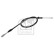 Cable, parking brake 109092 FEBI, Thumbnail 2