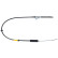 Cable, parking brake 109238 FEBI