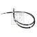 Cable, parking brake 109246 FEBI, Thumbnail 2