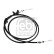 Cable, parking brake 109486 FEBI, Thumbnail 2