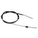 Cable, parking brake 109489 FEBI