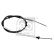 Cable, parking brake 109489 FEBI, Thumbnail 2