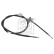 Cable, parking brake 109495 FEBI, Thumbnail 2