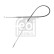 Cable, parking brake 14212 FEBI, Thumbnail 2