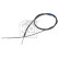 Cable, parking brake 170926 FEBI, Thumbnail 2