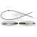 Cable, parking brake 18122 FEBI, Thumbnail 2