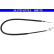 Cable, parking brake 24.3727-0179.2 ATE, Thumbnail 2