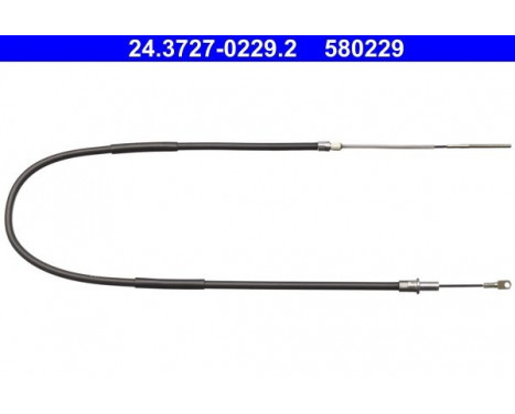 Cable, parking brake 24.3727-0229.2 ATE, Image 2