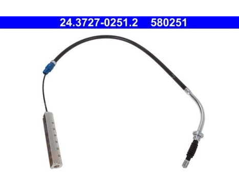 Cable, parking brake 24.3727-0251.2 ATE, Image 2