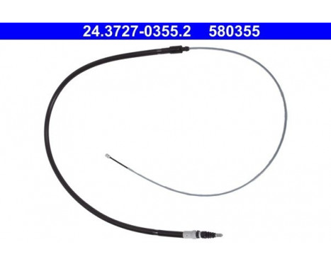Cable, parking brake 24.3727-0355.2 ATE, Image 2