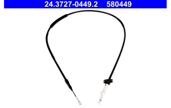 Cable, parking brake 24.3727-0449.2 ATE, Image 2