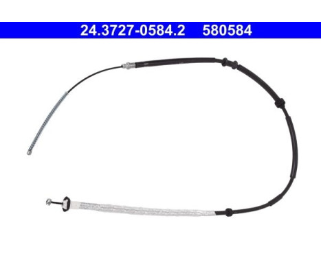 Cable, parking brake 24.3727-0584.2 ATE, Image 2