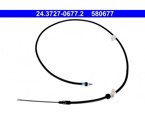 Cable, parking brake 24.3727-0677.2 ATE, Image 2