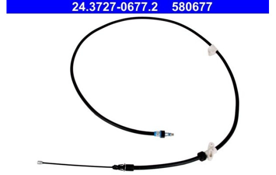Cable, parking brake 24.3727-0677.2 ATE, Image 2