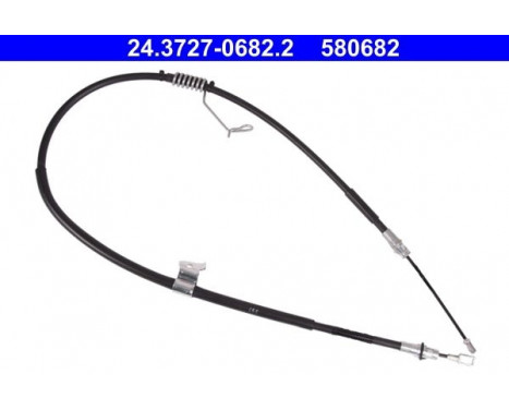 Cable, parking brake 24.3727-0682.2 ATE, Image 2
