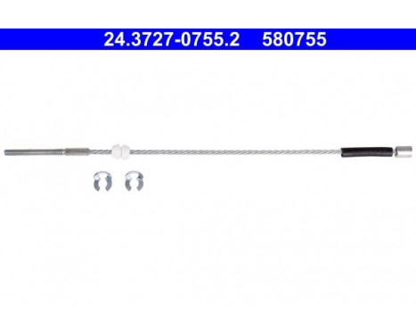 Cable, parking brake 24.3727-0755.2 ATE, Image 2