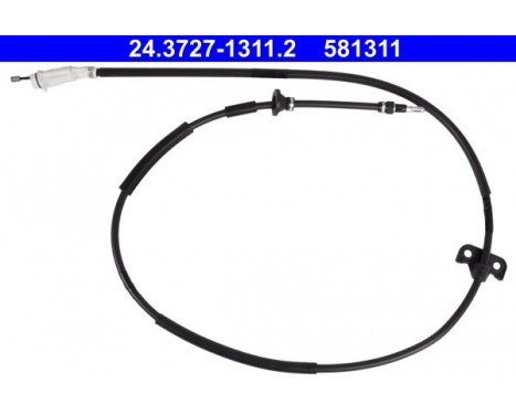 Cable, parking brake 24.3727-1311.2 ATE, Image 2