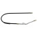 Cable, parking brake 29578 FEBI