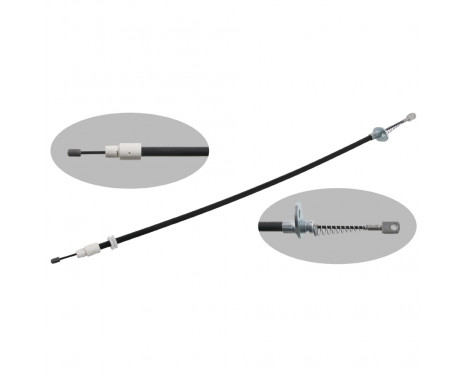 Cable, parking brake 34905 FEBI