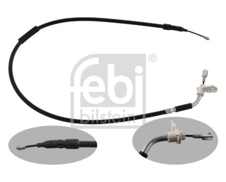 Cable, parking brake 34909 FEBI, Image 2