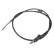 Cable, parking brake ADA104626 Blue Print